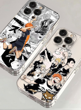 红米NOTE13PRO+手机壳透明redmi9a日向排球少年INS风12高级感TURBO卡通8PRO硅胶10/11/7防摔10x全包10a套12C