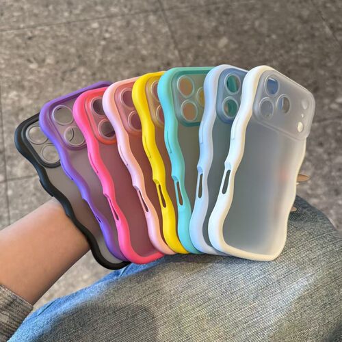 苹果肤感波浪防摔视窗壳