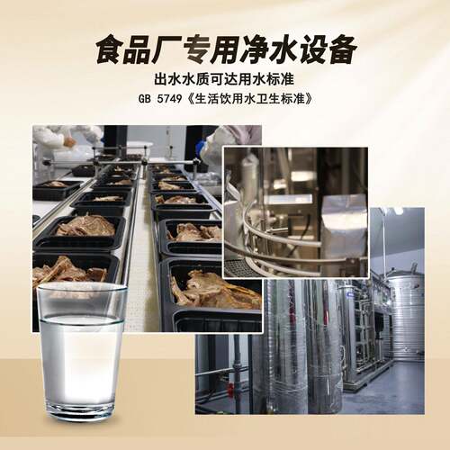 食品厂直160饮水设备源工 厂水处净水设备纯水头设备RO反渗透理设