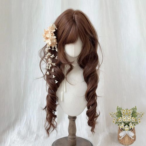 【古早韩妹】秋冬巧克力棕色假发