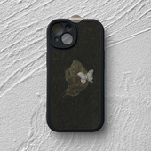 枯叶与蝶 复古插画iphone17promax手机壳苹果14小米15华为p80适用mate60新款 nova13荣耀200vivox100红米k软89