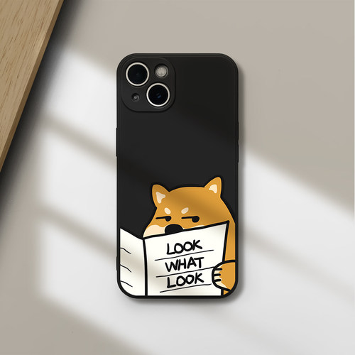 苹果个性创意狗狗防摔软套