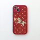 缀星之马年新款 适用iPhone17promax苹果16手机壳15小米14华为mate60pura本命年iqoo13荣耀30vivo复古红色波点
