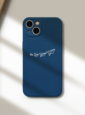 纸飞机ins冷淡风苹果17promax手机壳iPhone14plus简约p80华为mate60荣耀200小米15适用mate60情侣nova13红米k