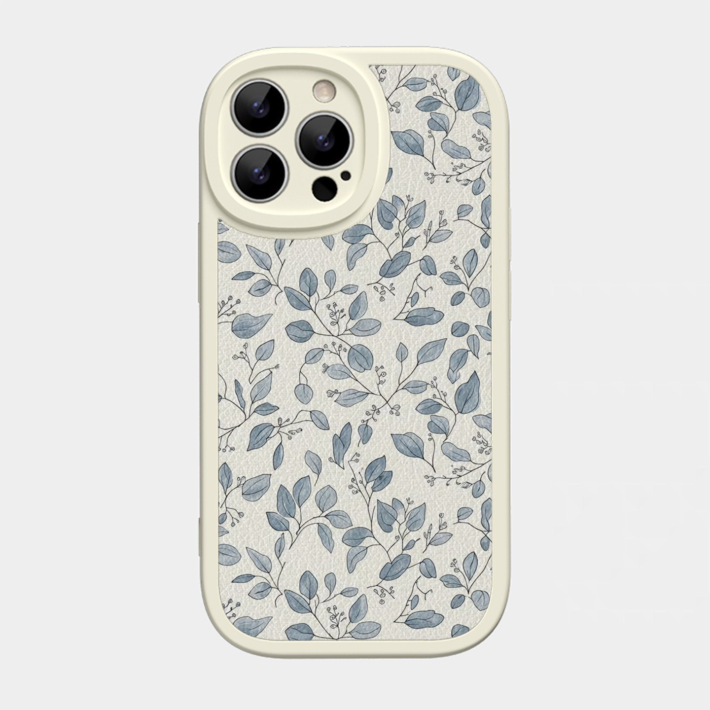 碎花叶子 iPhone16苹果18promax手机壳小米17华为p70清新手绘碎花nova13适用14pro荣耀500新款oppofindX8vivo