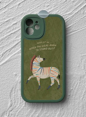 个性彩色小马~16适用苹果14promax手机壳小米15华为pura70硅胶mate小羊皮nova13荣耀200防摔vivos19一加oppo