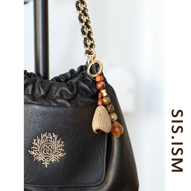 SISISM/姐妹主义DIY手作果壳挂件手摇铃天然风铃手工编织（小）,箱包皮具/热销女包/男包,旅行箱配件,淘宝优惠券,粉丝福利购,淘宝优惠卷