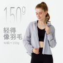 抽褶专业防晒衣风衣户外外套皮肤衣运动健身服女 轻薄防晒服女时尚