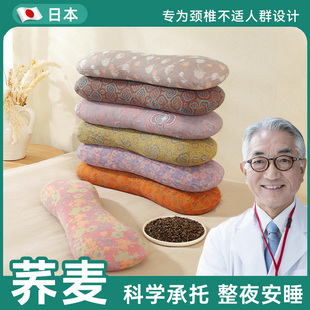 全荞麦枕头颈椎专用病睡觉治护颈托牵引助睡眠防落枕拉伸舒缓疗