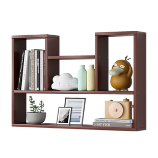 墙上置物架书架墙面装饰木板好物墙壁吊柜挂墙宿舍床头卧室收纳架