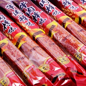 川辣牛肉棒味牛味棒麻辣条素牛肉小面筋绝味特产休闲零食品包邮