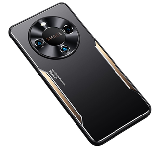 适用于华为mate60手机壳mate60pro新款金属时尚外壳mate60全包硅胶mate高端奢华镜头mt6磨砂pro防摔5G保护套