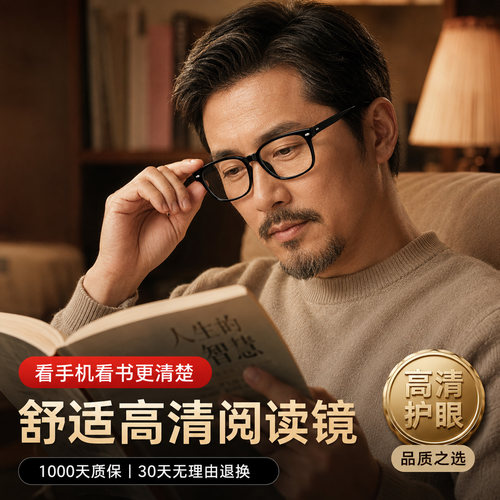 2026新款高清老花镜200度正品