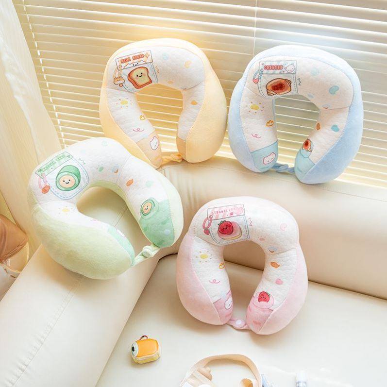 可爱卡通u型枕保暖办公室护颈助眠宿舍旅行睡枕礼品便携超软