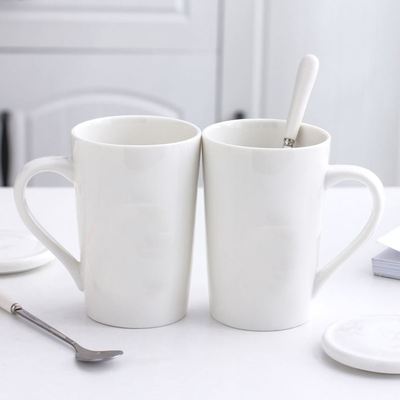 结婚一对陶瓷喝水杯子带盖家用套装情侣一对夫妻口杯婚庆马克杯子