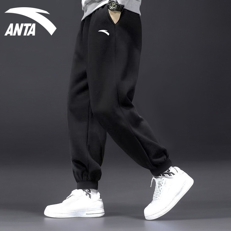 安踏跑步宽松跑步男透气长裤潮流