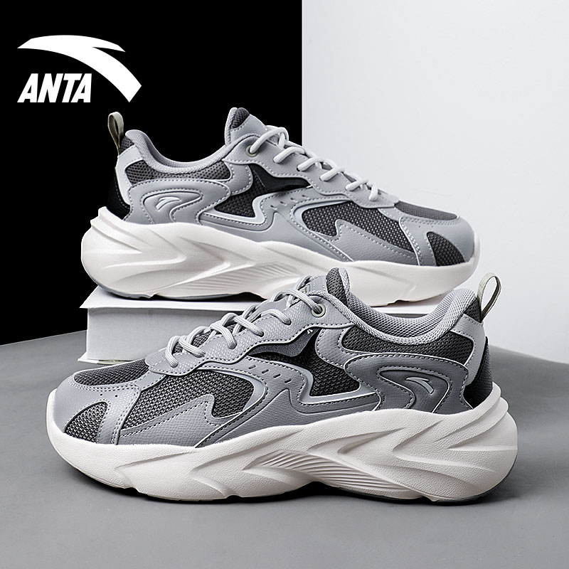 安踏网面透气舒适轻便运动鞋男