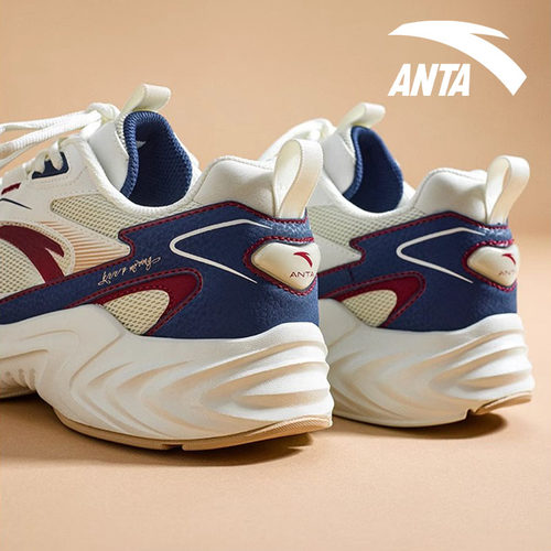 安踏减震透气轻便软底运动鞋男