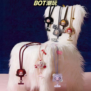 POPMART泡泡玛特SKULLPANDA不眠剧场系列手机挂绳挂件盲盒玩具