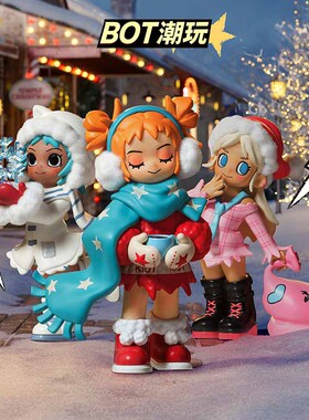 POPMART泡泡玛特Lil Peach Riot小小叛桃假日组曲系列手办盲盒