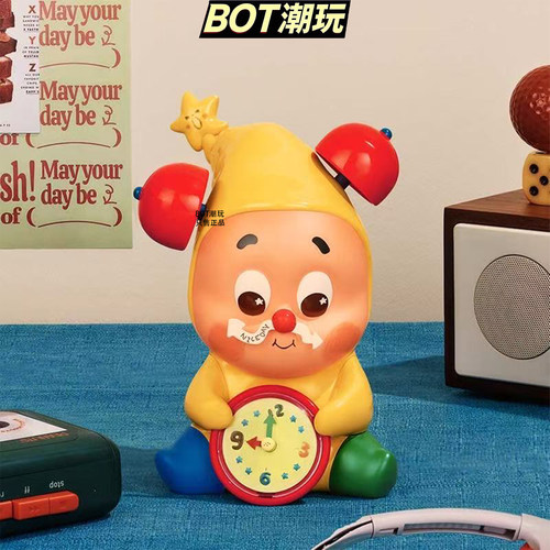 星星人美味时刻系列闹钟摆件