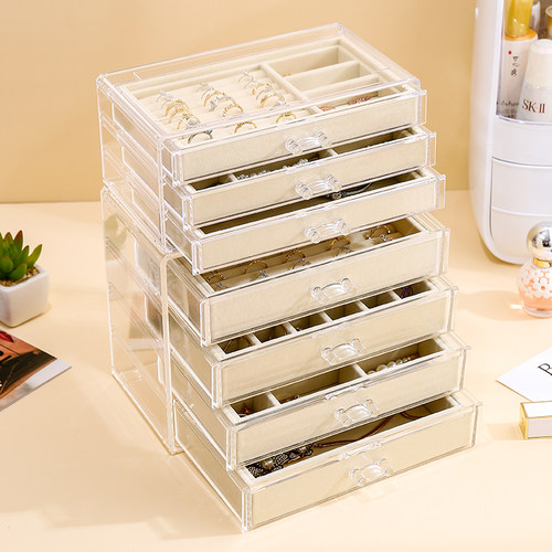 手饰品耳钉环宿舍置物收纳盒