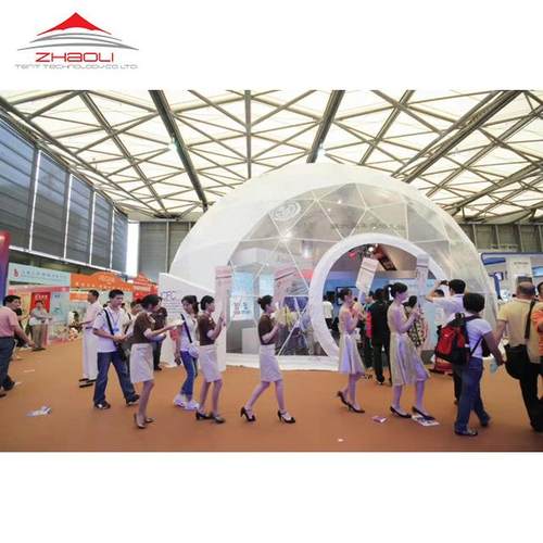 20M大型展会活动球形帐篷户外星空酒店篷房出口球形花园帐篷