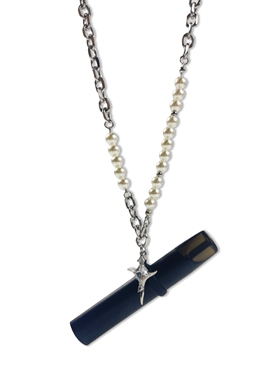 适用悦刻五代珍珠钛钢挂链挂绳烟杆保护套挂脖电子眼项链柚子小野VTV防丢配件鸭嘴兽sp2s雪茄新国标lana嘻哈