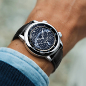 高端男款 满天星机械手表男品牌正品 男士 虫洞概念氚气商务男生男表