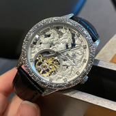 男款 马年大表盘机械手表男2025新款 运动男士 虫洞概念氚气机械男表