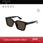 开云眼镜 古驰GUCCI黑超男女同款 防晒方框偏光太阳眼镜GG1582SK