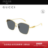 开云眼镜古驰GUCCI蝶形金属大框男女同款 太阳镜墨镜GG1805SA