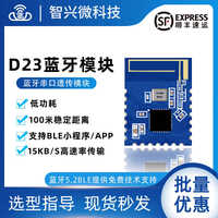 ZX-D23藍(lán)牙模塊BLE5.2芯片低功耗無線串口通信高速透傳輸模組現(xiàn)貨
