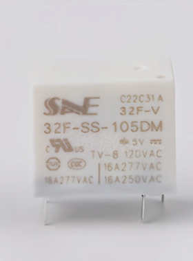 32F-SS-105DM小型家用小功率继电器16A 250VAC交流切换