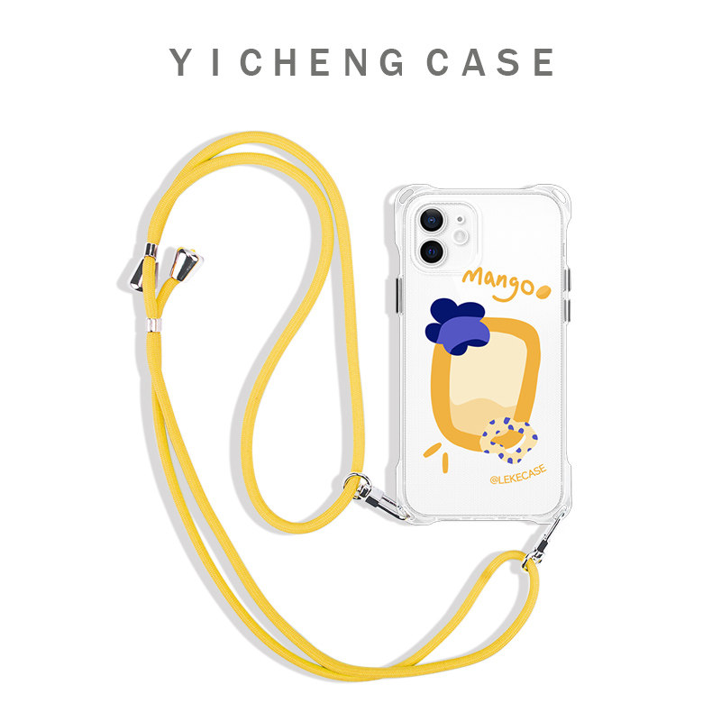 一加Ace5手机壳一加ace3斜挎挂脖1加13四角开孔透明ace2pro背带斜跨挂绳1+12女