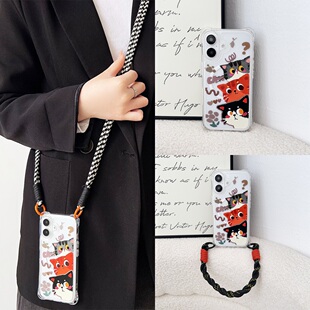 p50 40背带p60 p40pro斜跨Pura70pro挂绳p30pro手腕链条 四角可挂适用华为p70pro手机壳mate70磁吸mate60