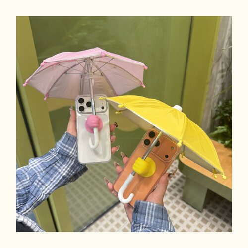 奇葩搞怪小雨伞手机壳适用vivoX300pro保护套X200ProMini/X100S/X90/X80/X70/X60/X50/X30/X27创意支架个性女
