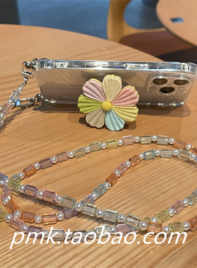 花朵支架适用于小米14pro手机壳13Ultra斜挎链条小米12/11PRO挂绳Mi10s/11青春版新款cc9高级8探索版可背带6x