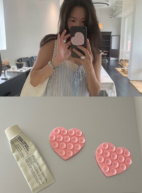 爱心吸盘适用OPPOA5Pro手机壳A3x硅胶a98/A97小众a93s/a92s简约a96/a95纯色a58/a575G女a56/a3pro新款a11支架