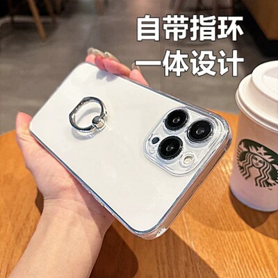 自带指环适用OPPO K13x/K12plus手机壳K11pro/K10/K9s/K7/K5/K3/K1透明软硅胶保护套防摔新款全包镜头气囊女