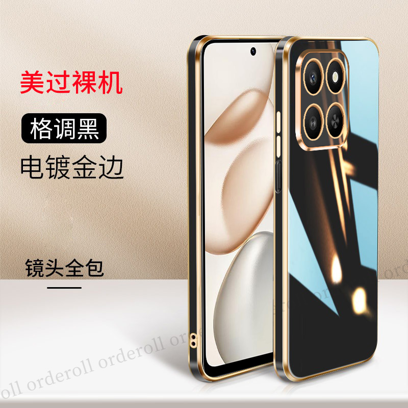 适用华为荣耀400Smart手机壳Hnonor防摔LGN一NX1金边电镀硅胶5G版全包smrat保护套男case女smatr新款mart外壳
