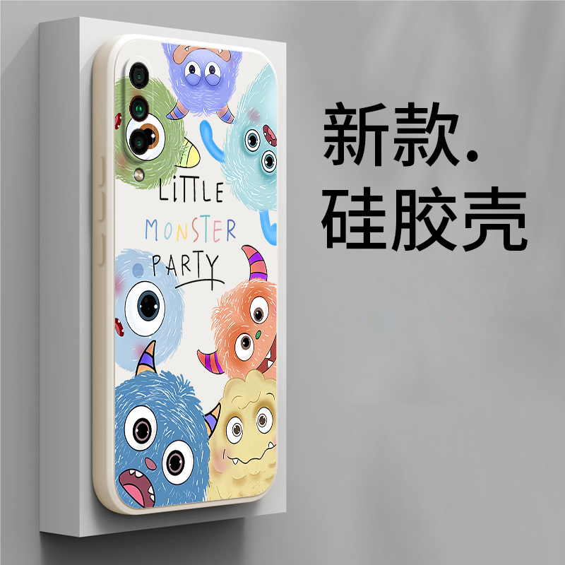 可爱怪兽适用魅族16T手机壳meizu16T硅胶M926Q全包M928Q防摔保护套男女十六软壳超薄sx网红简约创意简约外壳