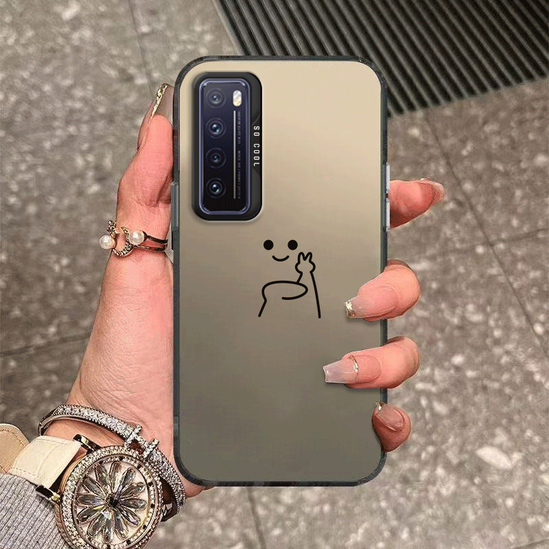 比耶彩银适用华为nova7手机壳novo全包anoo硅胶nv防摔nove20nov男nowa潮n0va女note七jefan保护no套jef一an00