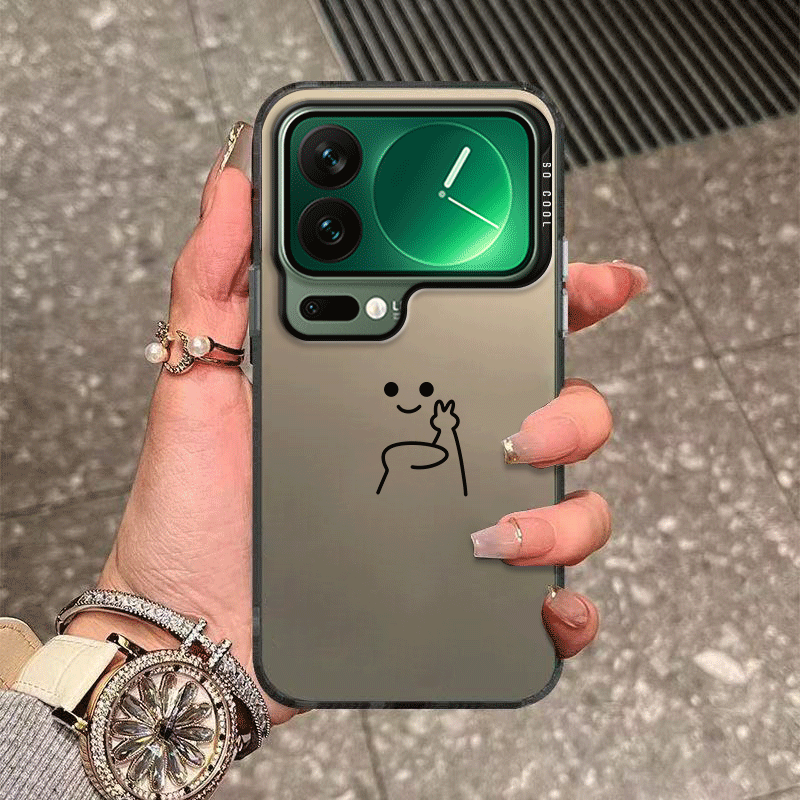 适用小米17Pro手机壳17ProMax十七max微笑磨砂硅胶m17p全包mi防摔Ml保护套xiaomi男pmax女pm新款pormax外壳