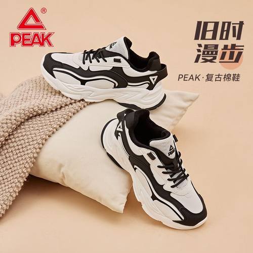 匹克冬季保暖革面棉鞋