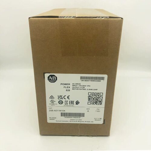 25B-A011N104罗克韦尔AB PowerFlex525变频器全新25BA011N104