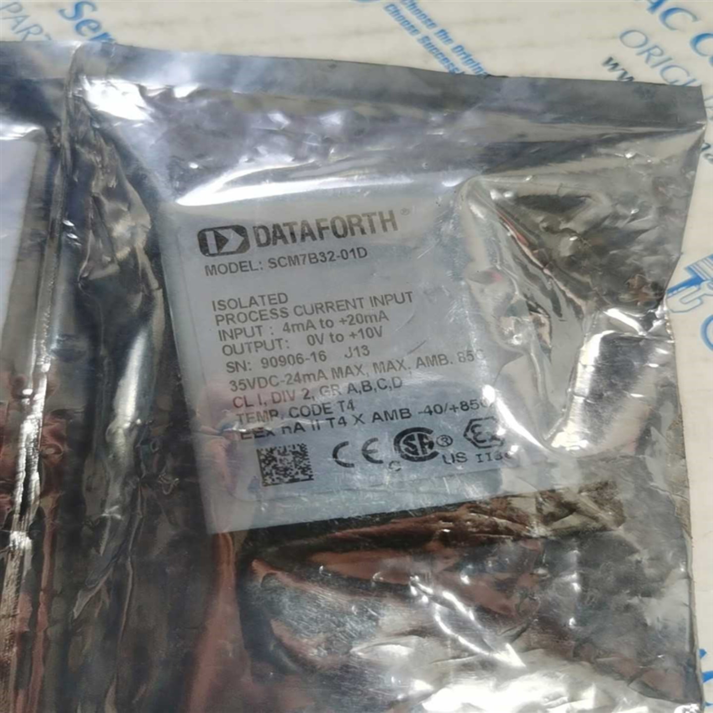 售前询价原装进口DATAFORTH模块SCM7B32-01D基于电子