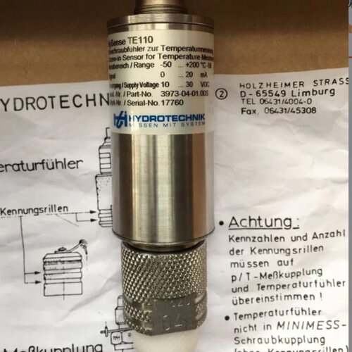 海德泰尼克hydrotechnik感测器31G7-71-35.046 3403-18-S-N4.37