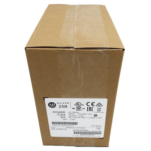 25B-A4P8N104罗克韦尔AB PowerFlex525变频器全新25BA4P8N104