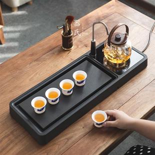 新款 自动上水器煮茶炉小型茶台茶具 茶盘家用煮茶套装 多功能一体式